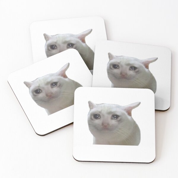 Item preview, Classic sad cat sticker meme designed and sold by AmeAve.