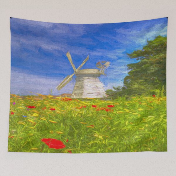 Item preview, Windmill Meadow Art  designed and sold by Londonimages.