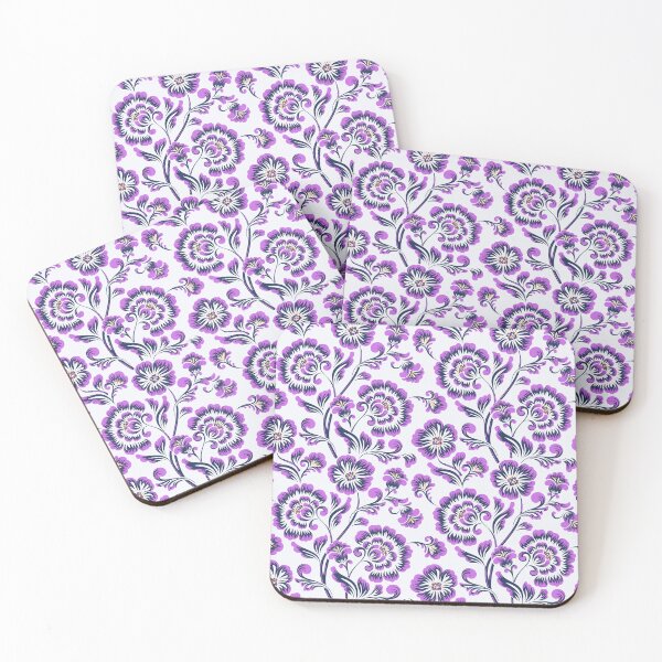 Item preview, Elegant Floral Bliss Delicate Flower Pattern Sticker designed and sold by majnate.