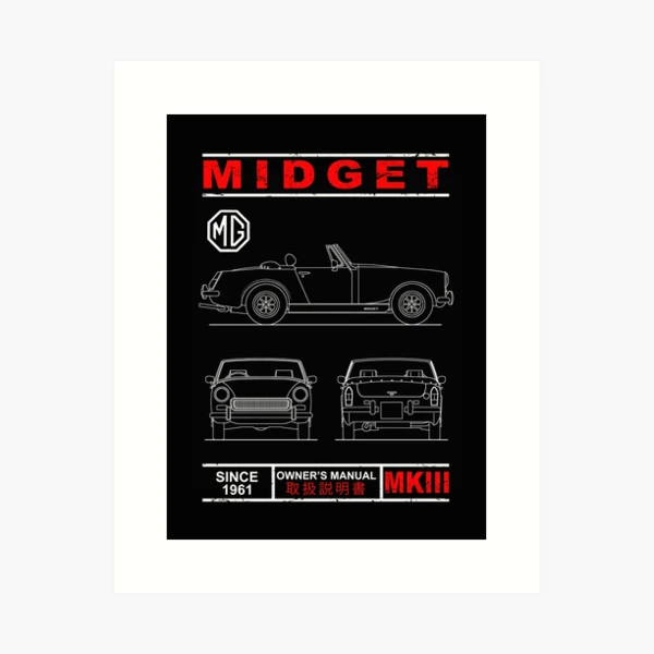 Blueprint of the MG Midget