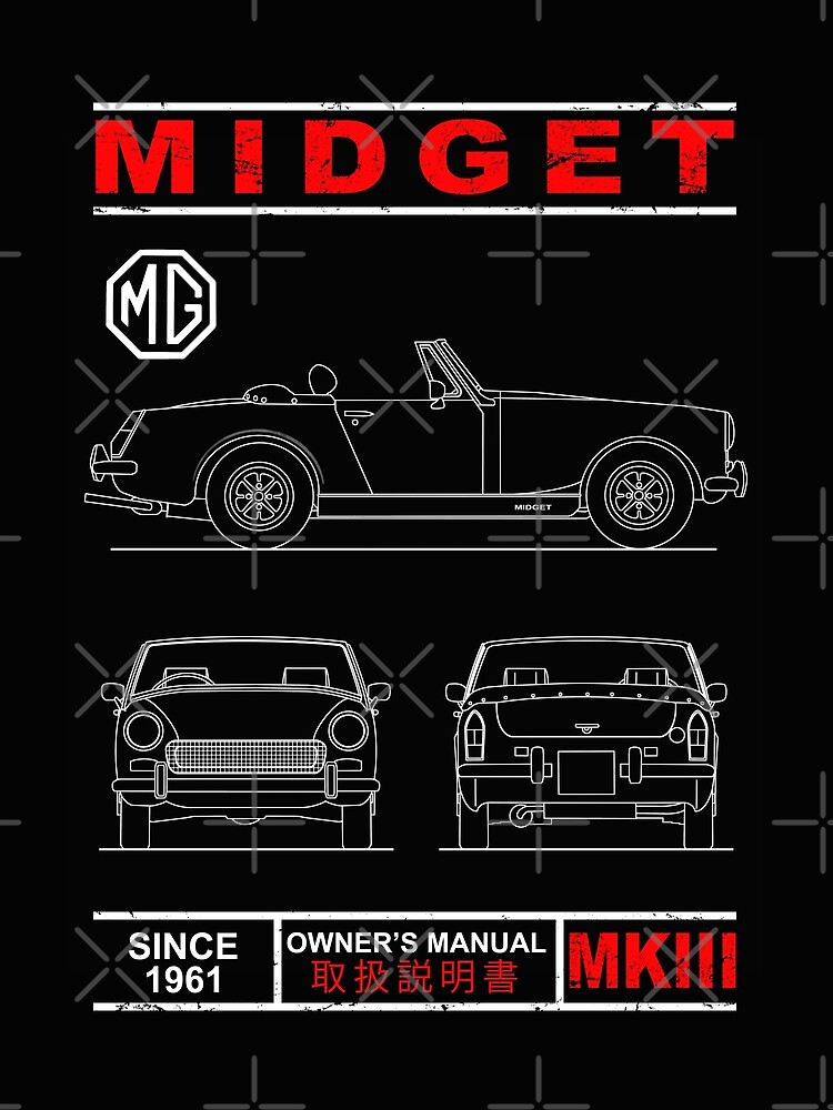 Blueprint of the MG Midget