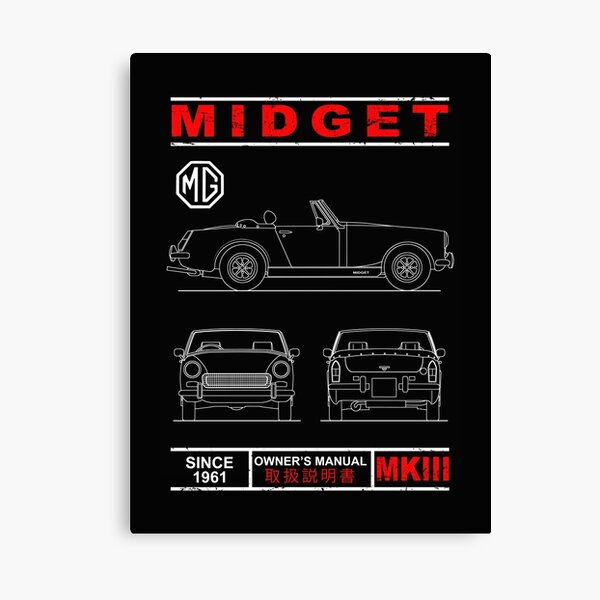 Blueprint of the MG Midget
