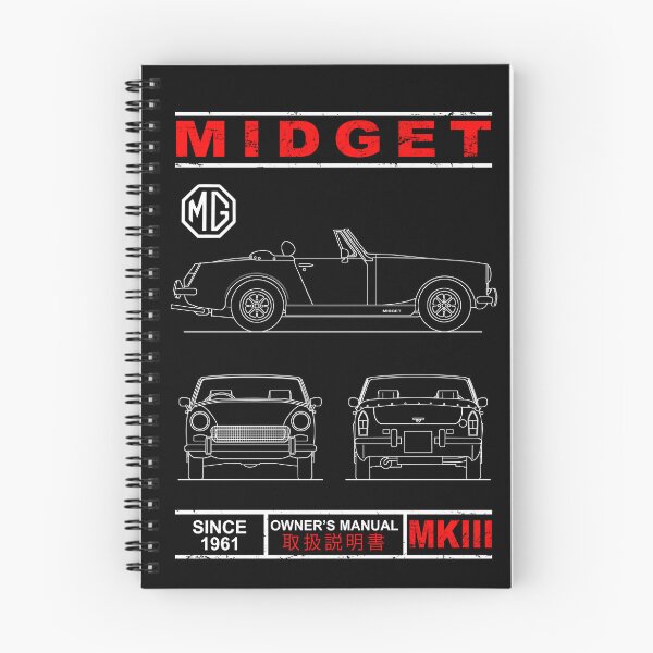 Item preview, Blueprint of the MG Midget designed and sold by rogue-design.