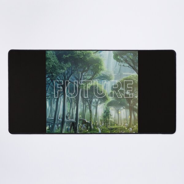 Item preview, Futuristic magical forest designed and sold by motivationhood.