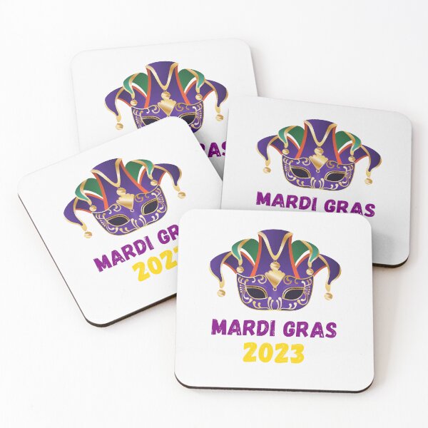 Item preview, Celebrate Mardi Gras 2023! Carnival Purple and Gold Mask Design designed and sold by Lost-World-Shop.