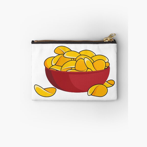Item preview, Potato chip cartoon illustration designed and sold by Misscartoon.