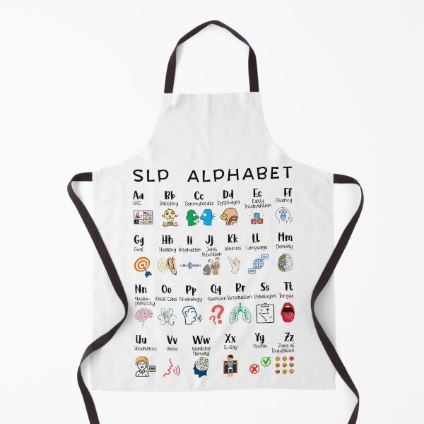 Item preview, Speech Language Pathologist - Speech Alphabet - SLP - ABC's of Speech Therapy - Speech Therapist Graduation designed and sold by Dolphin Graphic.