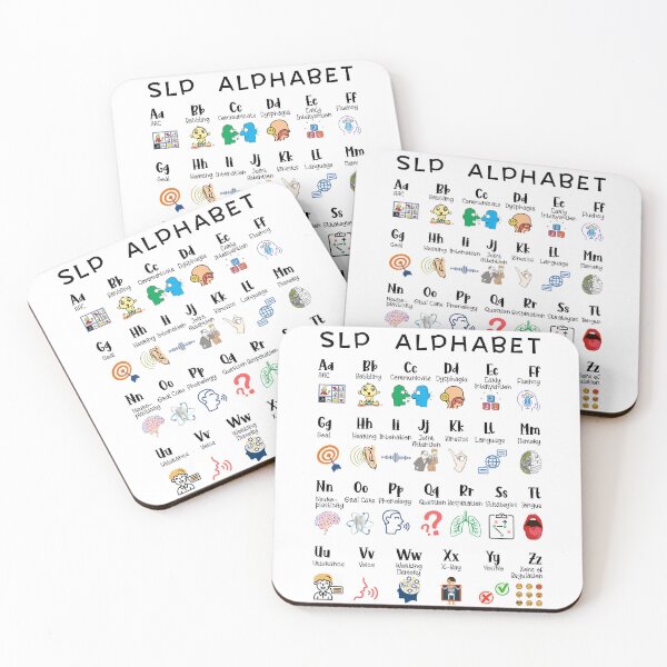 Item preview, Speech Language Pathologist - Speech Alphabet - SLP - ABC's of Speech Therapy - Speech Therapist Graduation designed and sold by Dolphin Graphic.
