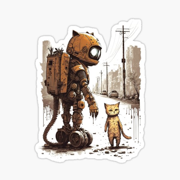 Item preview, Robot Finds Cat designed and sold by DougalWear.