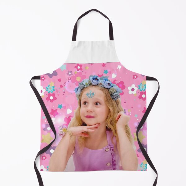 Item preview, like nastya, like nastya blue flowers crown colorful background designed and sold by theJuniorJams.