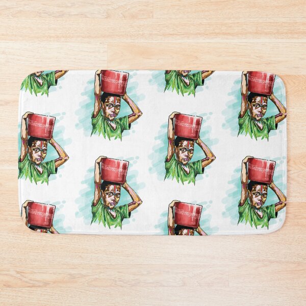 Item preview, Black African Boy Carrying a Water Bowl designed and sold by Kainene.