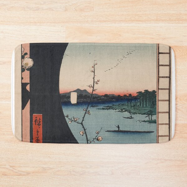 Item preview, View from Massaki of Suijin Shrine, Uchigawa Inlet, and Sekiya designed and sold by linggalibrary.
