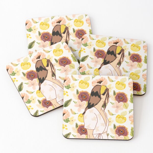 Item preview, Bright and Cheerful Girl Illustration Pillow Design designed and sold by majnate.