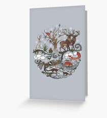 Born to Roam Wild in Winter Greeting Card