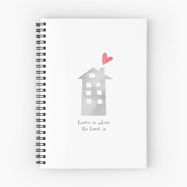 Item preview, Home is where the heart is - gray designed and sold by larilou-art.