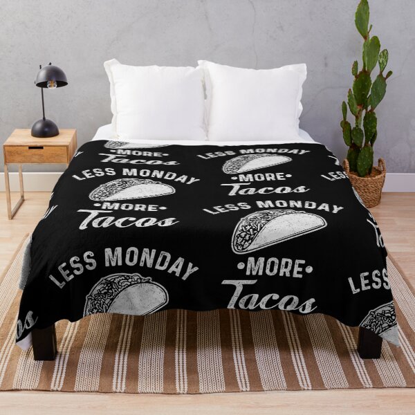 Item preview, Less Monday More Tacos, Funny Taco Tuesday Monday Motivation Foodie designed and sold by fooderiffic.