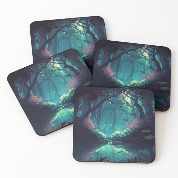 Item preview, Anime style forest scenery designed and sold by DSAHART.