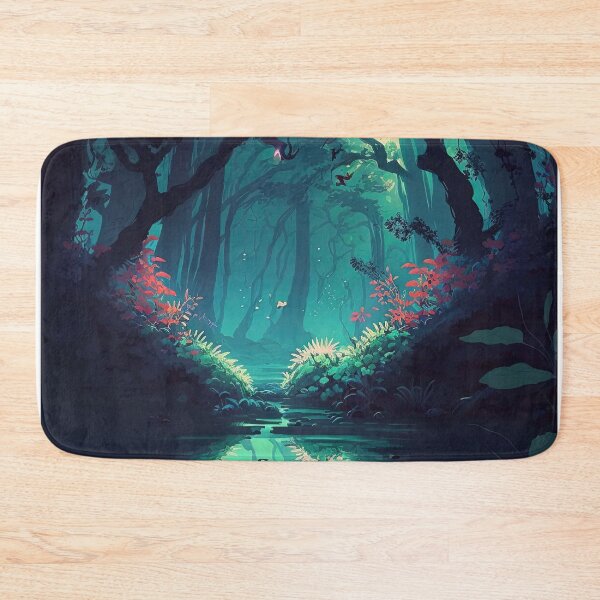 Item preview, Anime style forest scenery designed and sold by DSAHART.