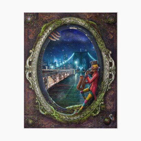 "Brooklyn Bridge Tale" Art Board Print