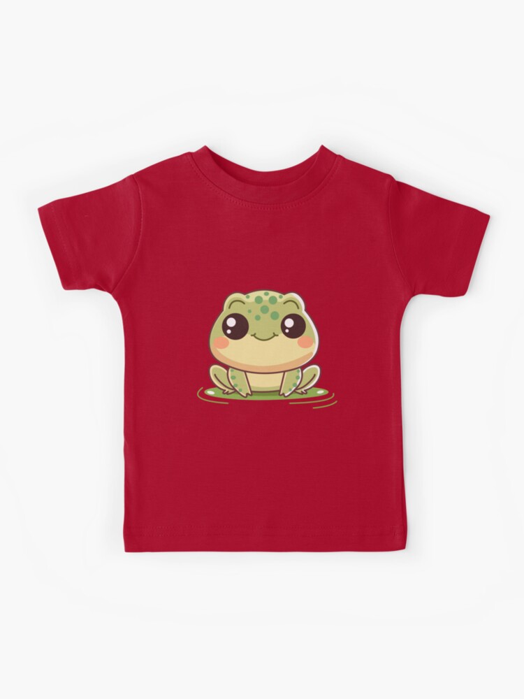 Baby Frog Kawaii Kids T-Shirt for Sale by Yael Weiss
