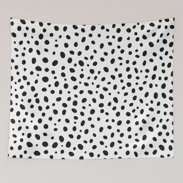 Item preview, Patrón de puntos irregulares - Puntos negros designed and sold by aguyfromspain.
