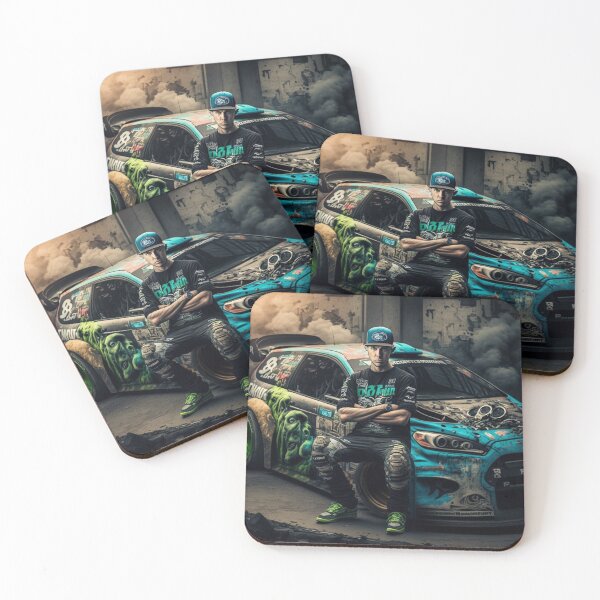 Item preview, Ken Block with Car... designed and sold by ravinduyas.