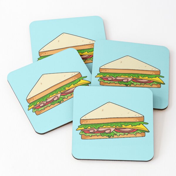 Item preview, Sandwich cartoon illustration designed and sold by Misscartoon.