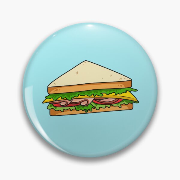 Item preview, Sandwich cartoon illustration designed and sold by Misscartoon.