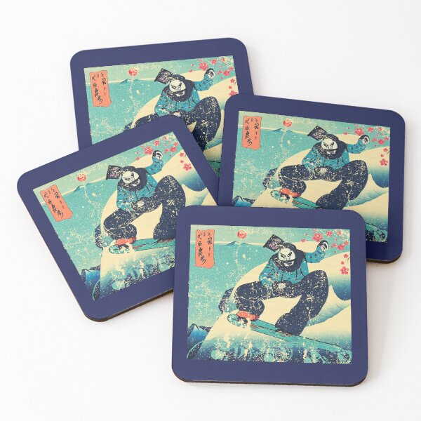 Item preview, Ukiyo-e Cool Skull Skeleton Snowboarding Snowboarder Gift designed and sold by mayamay0.