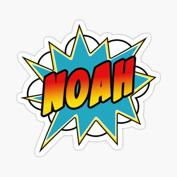 Aperçu de l'œuvre Garçons Noah Name Comic Book Superhero créée et vendue par Rixta82.