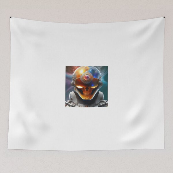 Item preview, The Creepy Extra-Terrestrial Robot with Skull designed and sold by CreepyDesigns.