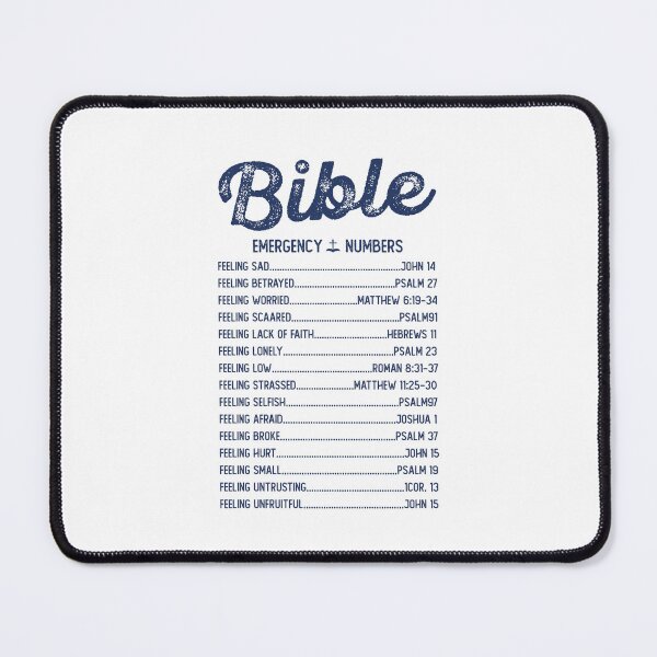 Artikelvorschau, Hotline für Notrufnummern der christlichen Bibel entworfen und verkauft von Memory Corner Gift Shop.
