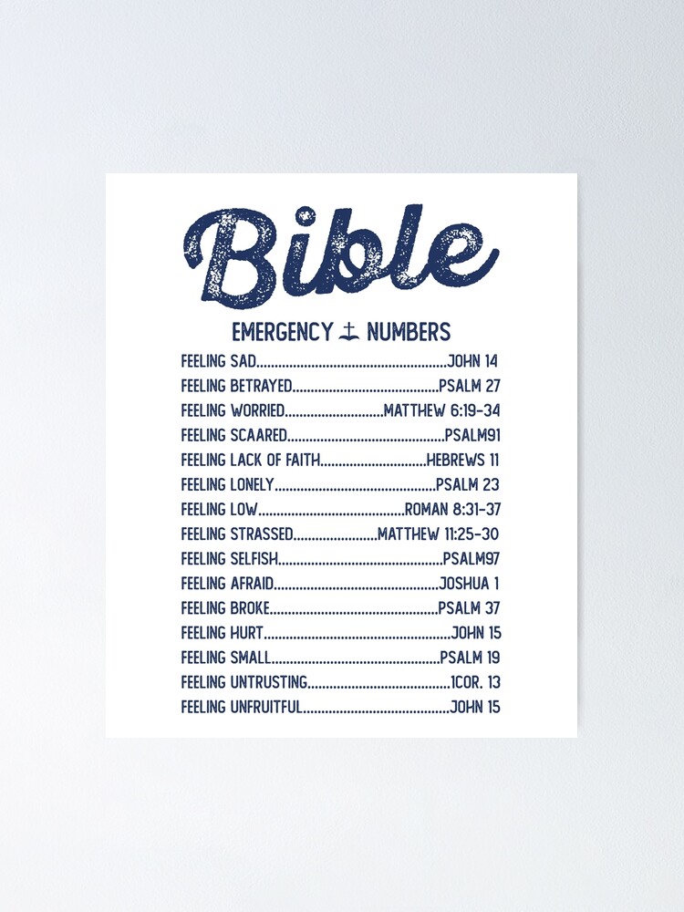 christian-bible-emergency-numbers-hotline-poster-for-sale-by-djaberdesign-redbubble for Bible Emergency Numbers Printable Free Christian Bible Emergency Numbers hotline
