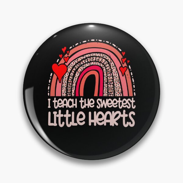 Item preview, I Teach The Sweetest Hearts Rainbow Teacher Valentines Day Tee Costume Outfit designed and sold by GraphifyArt.