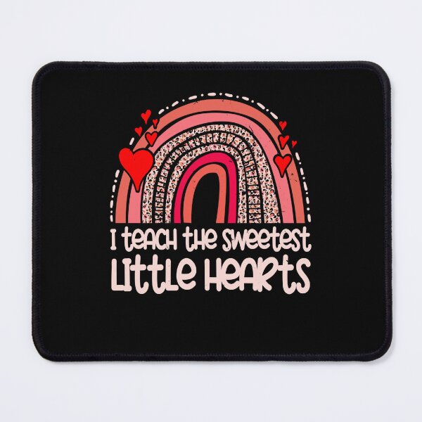 Item preview, I Teach The Sweetest Hearts Rainbow Teacher Valentines Day Tee Costume Outfit designed and sold by GraphifyArt.