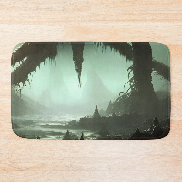 Item preview, 'Outskirts of R'lyeh' Abstract Painting Digital Art designed and sold by Gogmagosh.