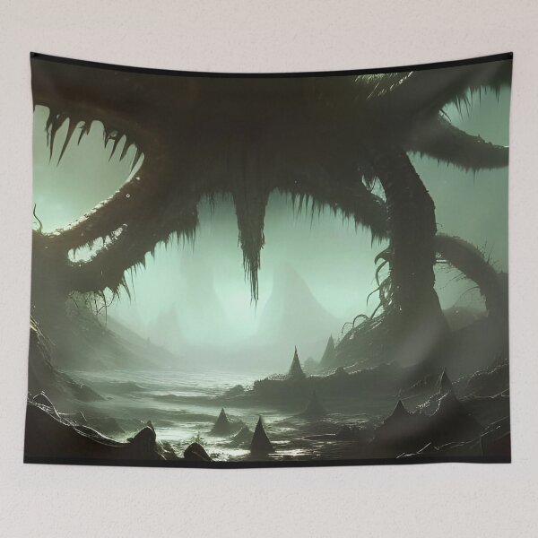 Item preview, 'Outskirts of R'lyeh' Abstract Painting Digital Art designed and sold by Gogmagosh.
