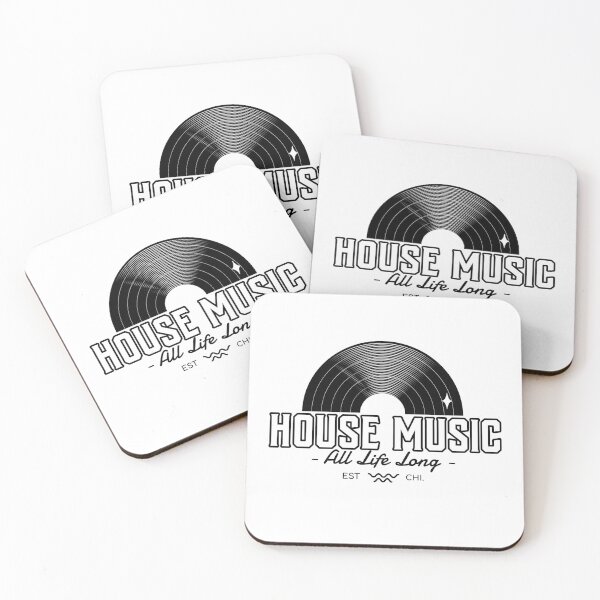Item preview, House Music All Life Long (black) designed and sold by Discothreadz.