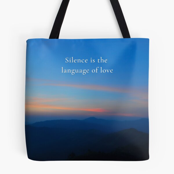 Item preview, Silence is the language of love designed and sold by InspiredByTruth.