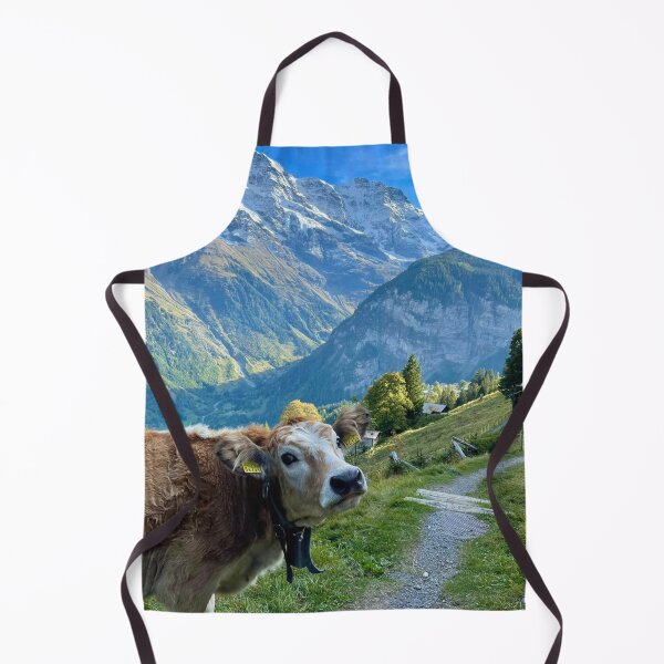 Item preview, Curious Cow at Gimmelwald Switzerland designed and sold by Myōhō Print Co..