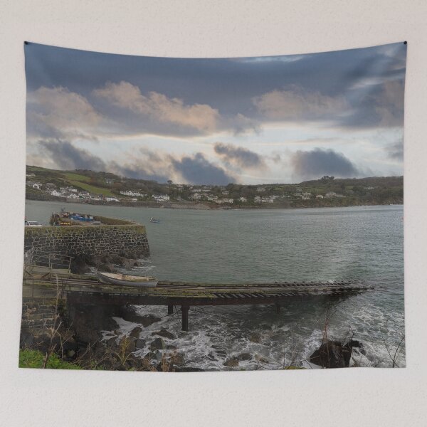 Item preview, The old lifeboat house Corverack Cornwal designed and sold by kathleenjean.