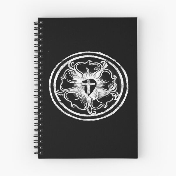 Item preview, Martin Luther Rose Lutheran Symbol Distressed distressed 5 Solas designed and sold by funnytshirtemp.