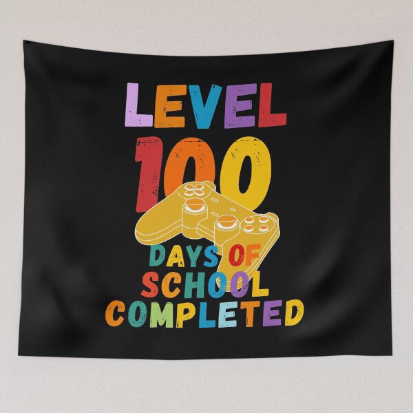 Item preview, 100 Days of School Completed, Gamer designed and sold by Moremon.