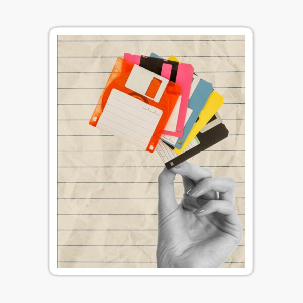 Item preview, The Floppy Disk Flashback: A Retro and Playful Design designed and sold by susannapujolcli.