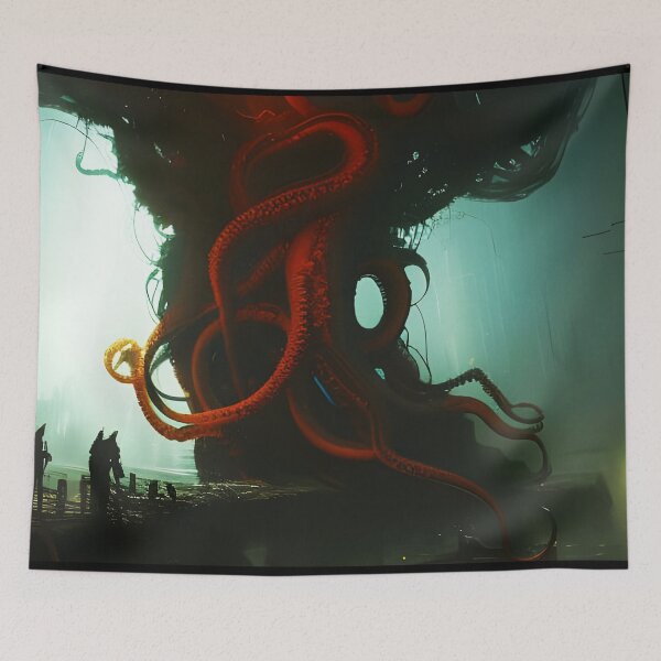 Item preview, Tomb of the Elder Things Abstract Painting Digital Art designed and sold by Gogmagosh.