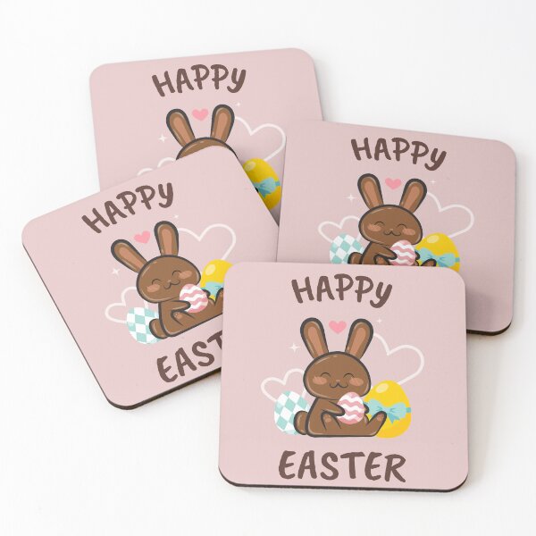 Item preview, Happy Easter, Easter eggs, Easter bunny, cute, egg, rabbit, aesthetic, minimalist  designed and sold by MarJul.