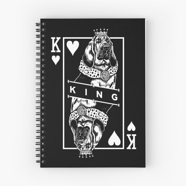 Item preview, Bloodhound King Of Hearts Funny Dog Lover Pop Art designed and sold by GrandeDuc.