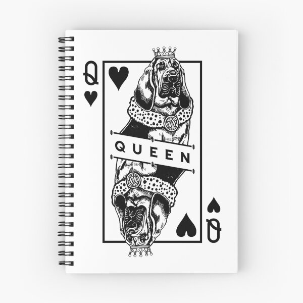 Item preview, Bloodhound Queen Of Hearts Funny Dog Lover Pop Art designed and sold by GrandeDuc.