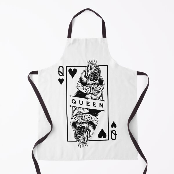 Item preview, Bloodhound Queen Of Hearts Funny Dog Lover Pop Art designed and sold by GrandeDuc.