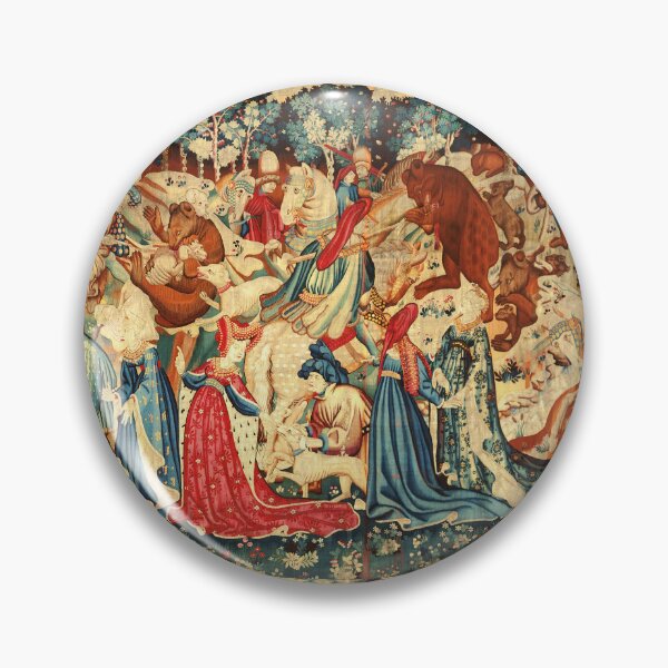 Item preview, MEDIEVAL BEAR HUNT  Devonshire Hunting Tapestry designed and sold by BulganLumini.